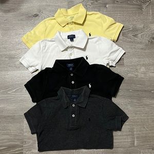 POLO By Ralph Lauren set of 4 cotton mesh shirts